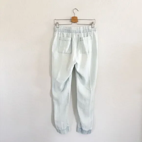Soft Surroundings Chambray Jogger Drawstring Pants Size S - Picture 4 of 10